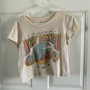 Hollister Cream Cotton Tee